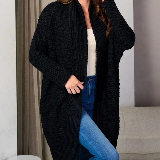 Mily open front knitted cardigan