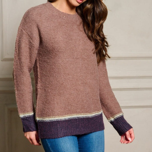 Melissa color-block sweater